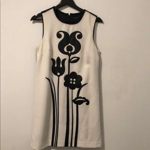 Little black and white dress